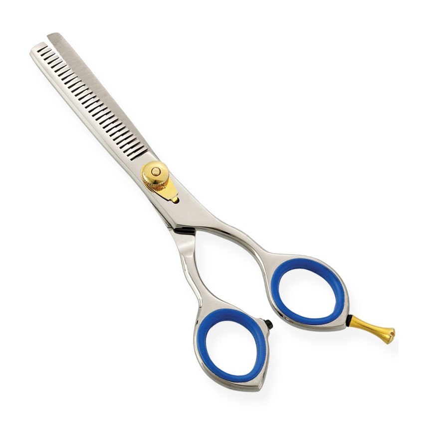wi-4003-professional-razor-edge-thinning-scissor-movable-screw-with-removable-finger-rest Sharp Razor Edge Thinning Scissors For Stylists & Blending - Image 1